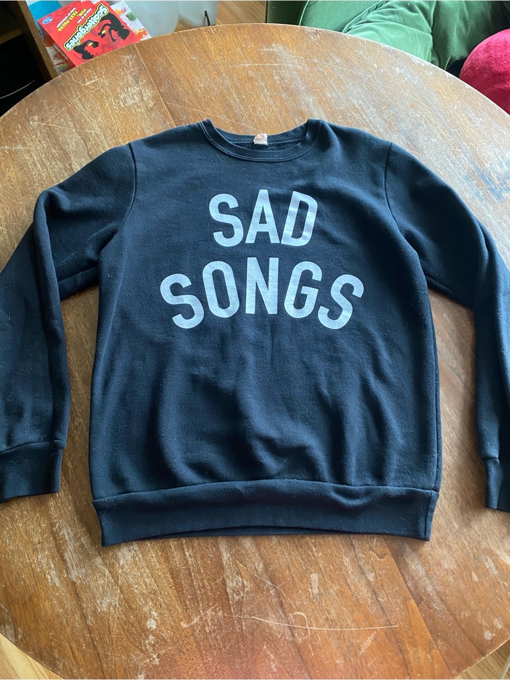 Sad Songs Crewneck Sweatshirt Stay at Home Club Official Size Small
